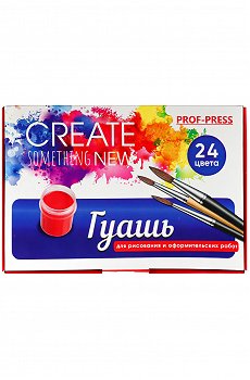 Гуашь 24 цв- Prof-Press