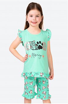 Хлопковая пижама для девочки Bonito