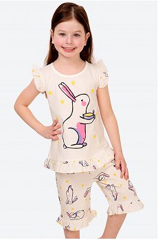Хлопковая пижама для девочки Bonito