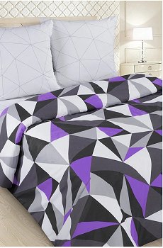 Постельное белье из поплина, 1,5 сп, наволочки 70*70 Традиция