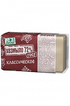 Мыло хозяйственное Хозмыло 72% классическое 140 г- Весна