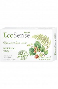 Крем-мыло туалетное Ecosense папоротник и лесной орех 90 г Весна