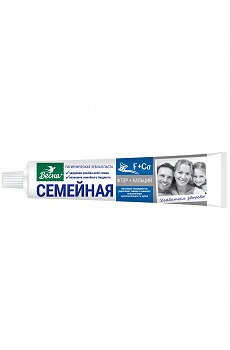 Зубная паста Семейная фтор + кальций 90 г Весна