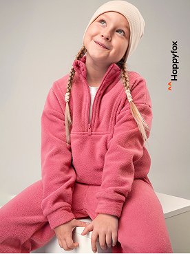 Флисовый костюм для девочки Happyfox