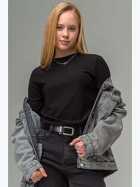 черный