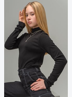 черный
