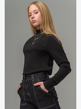 черный