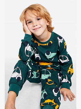 Хлопковая пижама для мальчика Happyfox
