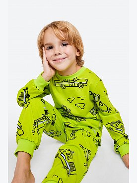 Хлопковая пижама для мальчика Happyfox