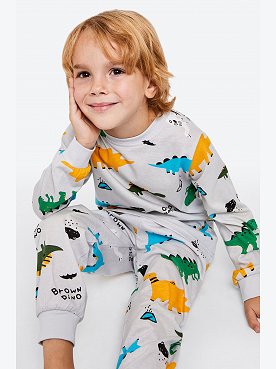 Хлопковая пижама для мальчика Happyfox