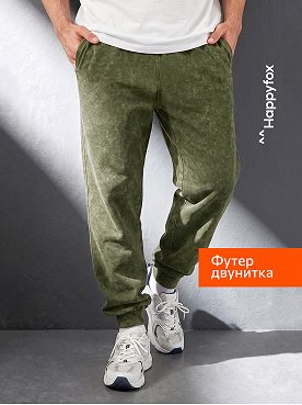 Мужские брюки из футера двухнитки Happyfox