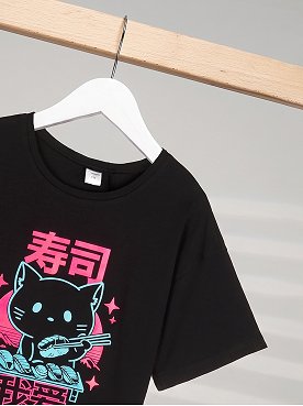 аниме.кот.черный