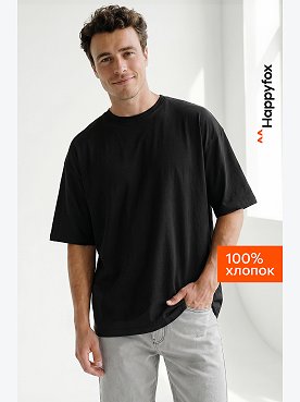 Футболка унисекс оверсайз Happyfox