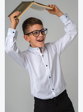 белый