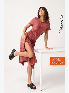 Женское платье-футболка Happyfox