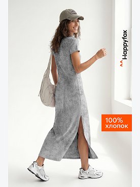 Женское платье-футболка Happyfox