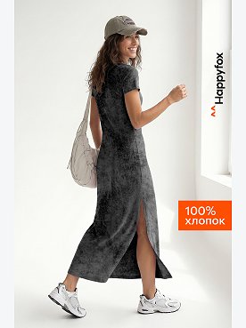 Женское платье-футболка Happyfox