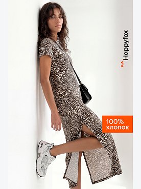 Женское платье-футболка Happyfox