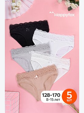 Трусы для девочки 5шт. Happyfox