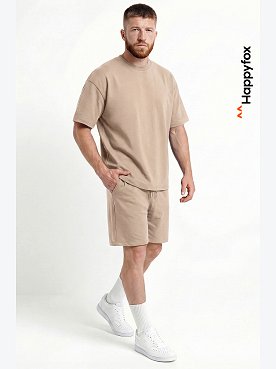 Мужской костюм из футера с шортами Happyfox