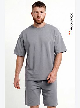 Мужской костюм из футера с шортами Happyfox