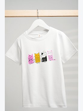котики,белый