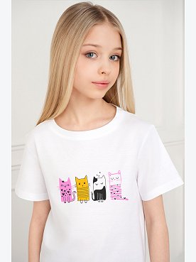 котики,белый