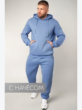 Теплый мужской костюм из футера с начесом Happyfox
