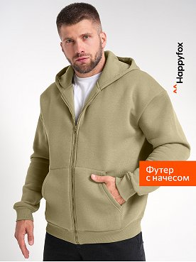 Мужская толстовка из футера с начесом Happyfox