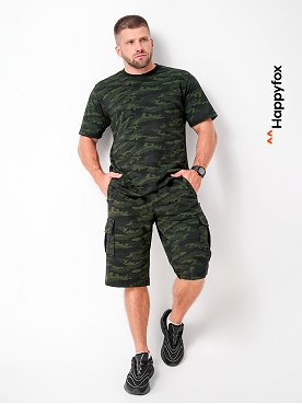 Мужской комплект футболка и шорты Happyfox