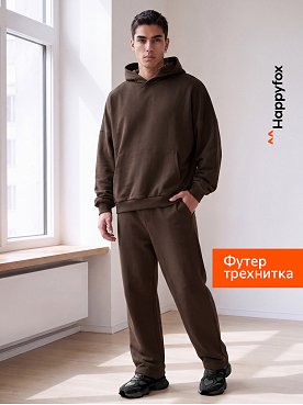 Мужской спортивный костюм из футера трехнитки Happyfox