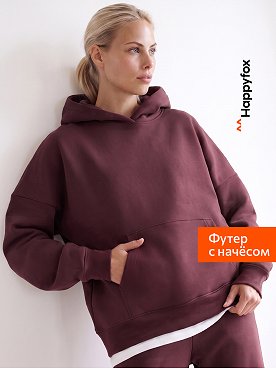 Женская толстовка из футера с начесом Happyfox