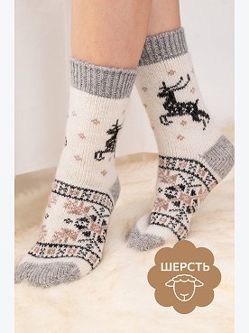 Женские шерстяные носки Happyfox