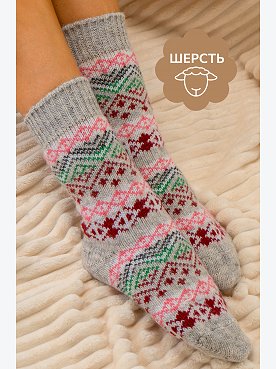 Женские шерстяные носки Happyfox