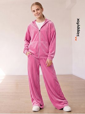 Велюровый костюм для девочки Happyfox
