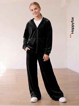 Велюровый костюм для девочки Happyfox