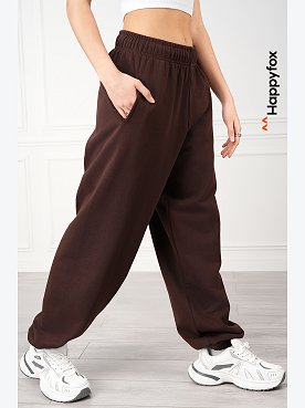 Женские брюки из футера Happyfox