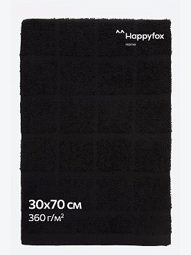 Полотенце махровое 30x70 Happy Fox Home