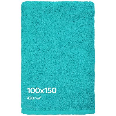 Большое махровое полотенце 100x150 Happy Fox Home 6620721 зеленый ...