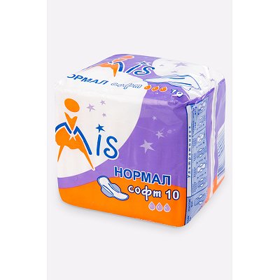 Прокладки гигиенические Нормал Софт 10 шт. MIS 6675184 белый купить ...