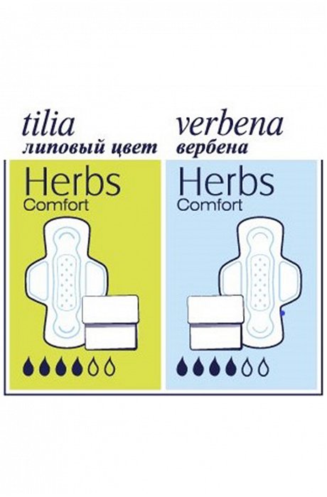 Женские гигиенические прокладки с крылышками bella Herbs tilia comfort 10 шт. Bella