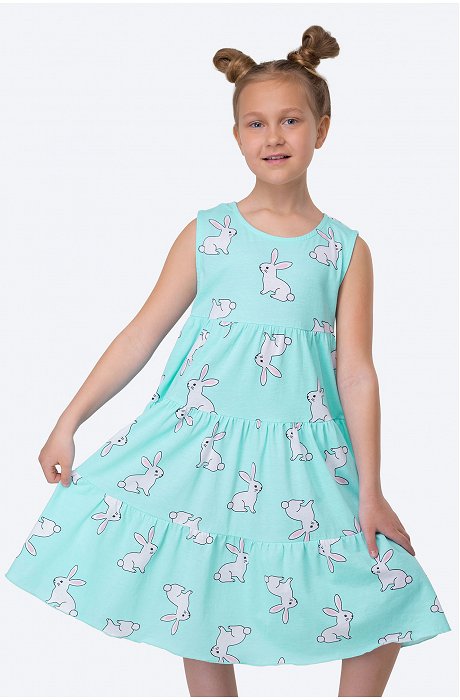 Летнее хлопковое платье для девочки Bonito