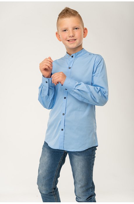 Рубашка с длинным рукавом для мальчика Blueland