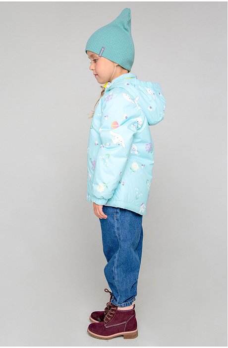 Демисезонная куртка с утеплителем для девочки Crockid