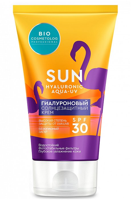 Гиалуроновый солнцезащитный крем SPF 30 150 мл Fito косметик