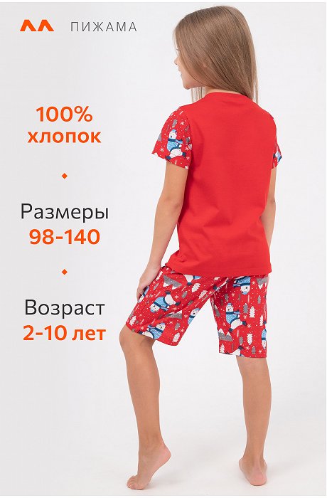 Детская новогодняя пижама Happy Fox