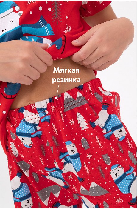 Детская новогодняя пижама Happy Fox