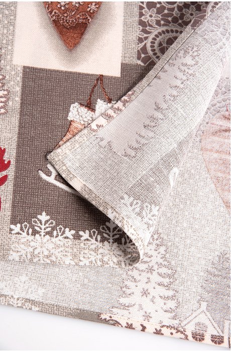 Дорожка на стол из рогожки 145x45 Happy Fox Home