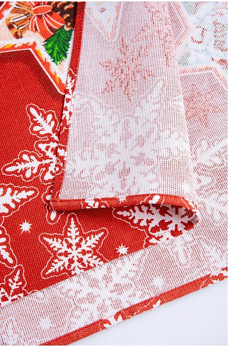 Дорожка на стол из рогожки 145x45 Happy Fox Home