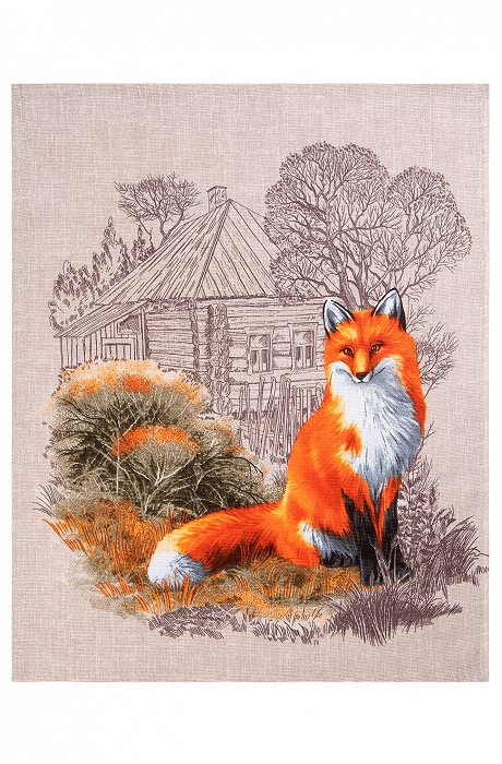 Набор полотенец из рогожки 3 шт Happy Fox Home
